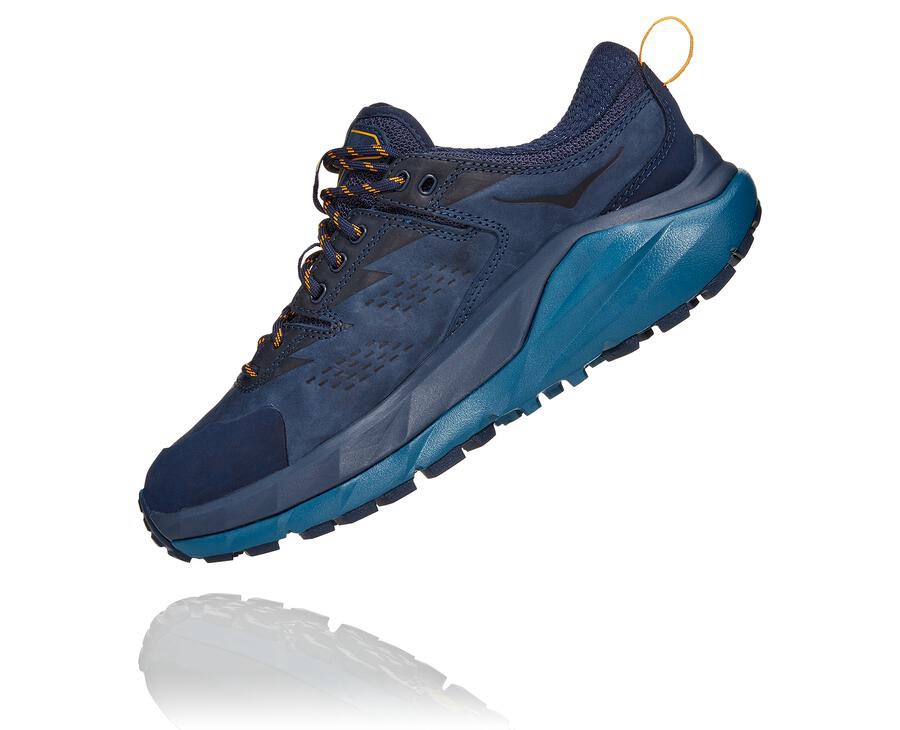 Tenis Trail Hoka One One Feminino Azul Marinho - Kaha Baixo Gore-Tex - 019-AZLKFX